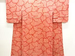 アンティーク　疋田雪輪模様単衣長襦袢